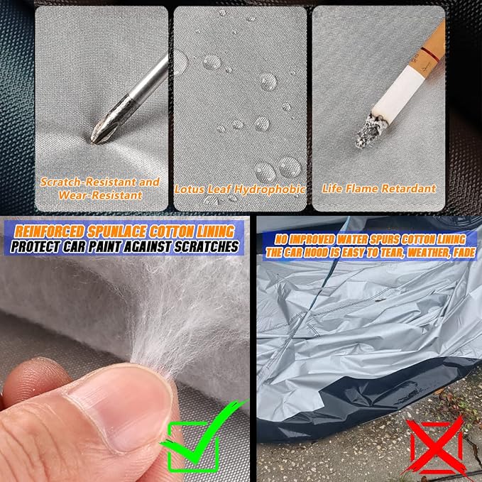 Car Cover, Fit for MPV, Breathable New Material for Sun Protection, Waterproof - Image 5
