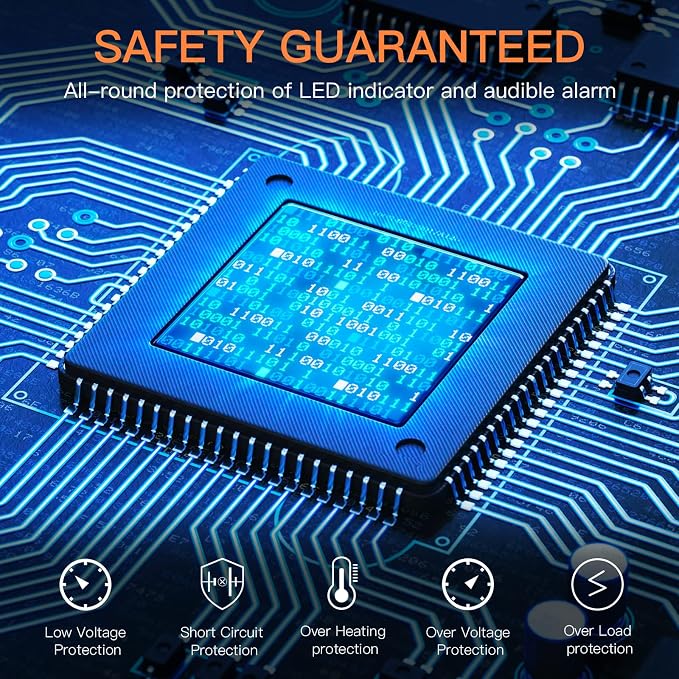 2500W Inverter Pure sine Wave RV Inverter Power Inverter 12V to 110 - Image 7