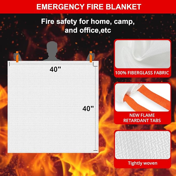 SecuCaptain Emergency Fire Blanket - Image 2