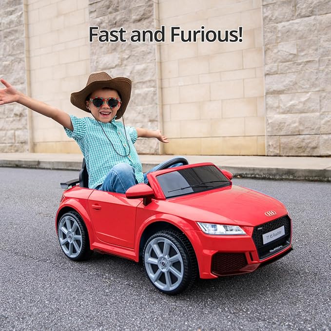 Electric Car for Kids, Licensed Audi 6V Kids Ride on Car Toy for Toddlers - Image 2