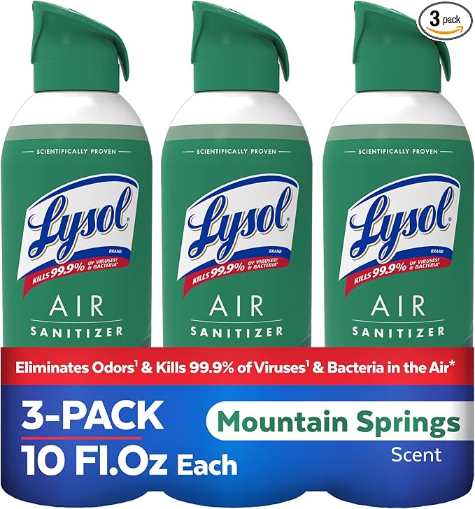 Lysol Air Sanitizer Spray with Odor Eliminator by Lysol