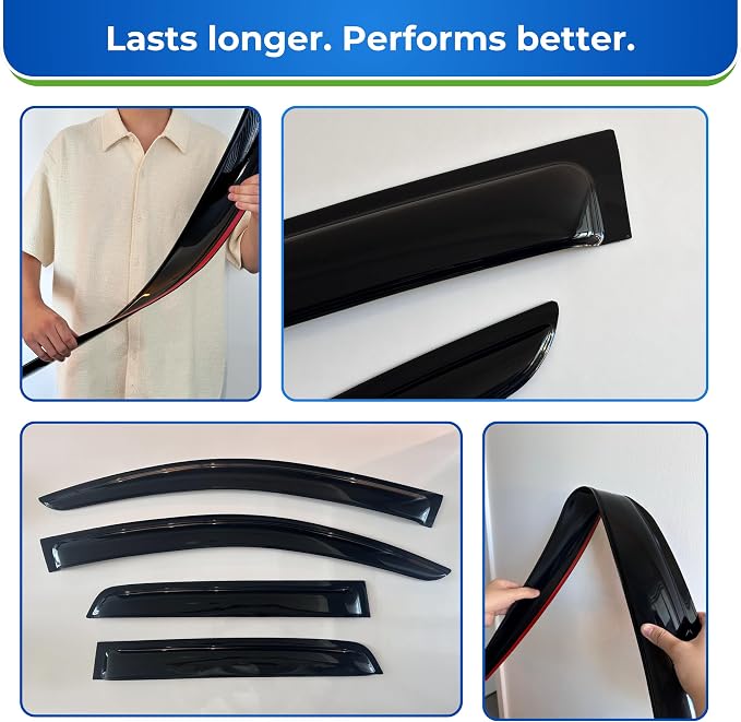 KPY Window Rain Guards Vent Visors Shades - Image 4