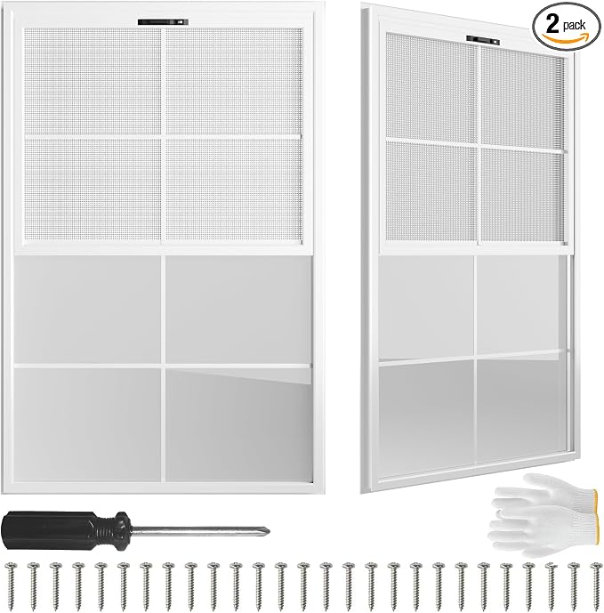 2 Pack 24" x 36"Shed Window, by Atronor