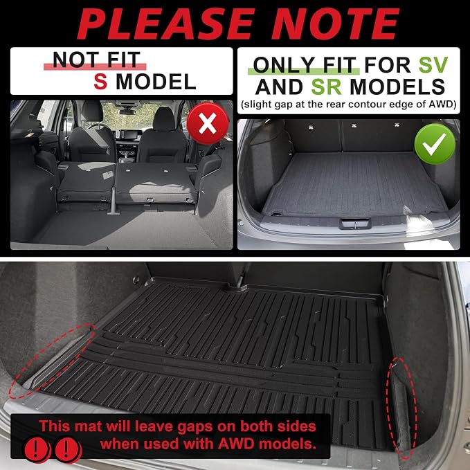 TripleAliners Trunk Mat All Weather Liners Compatible - Image 5