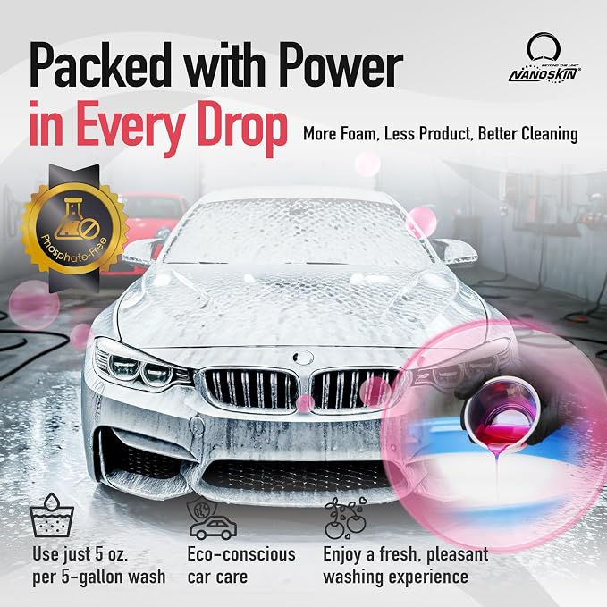 Nanoskin CHERRY SUDS Foaming Car Wash Shampoo 30 Gallons- Works - Image 3