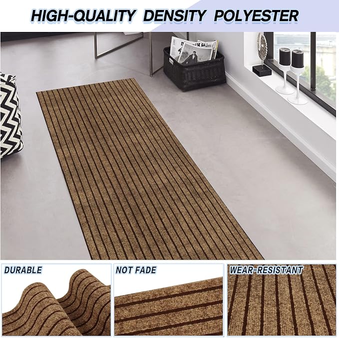 Custom Size Backed Non-Slip Area Rugs Runner, Easy Clean, Waterproof Runner - Image 2
