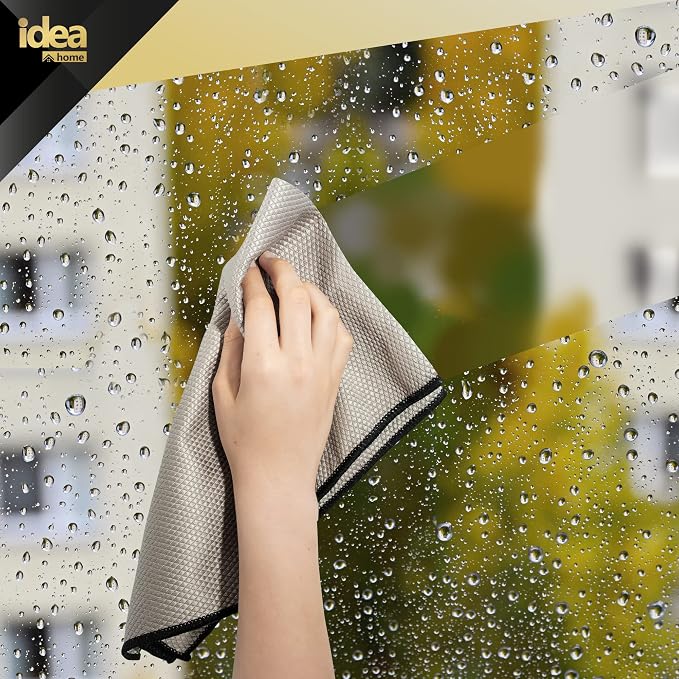 Idea Home Premium Microfiber Cleaning Cloth Ultra Absorbent Streak and Lint - Image 6