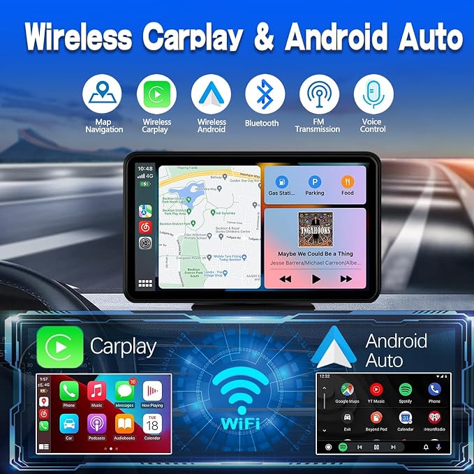 Wireless Double Din Car Stereo Compatible - Image 2