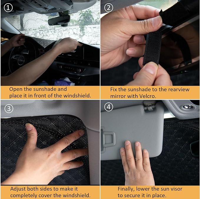5 Layers Thick Car Windshield Sun Shade - Image 6