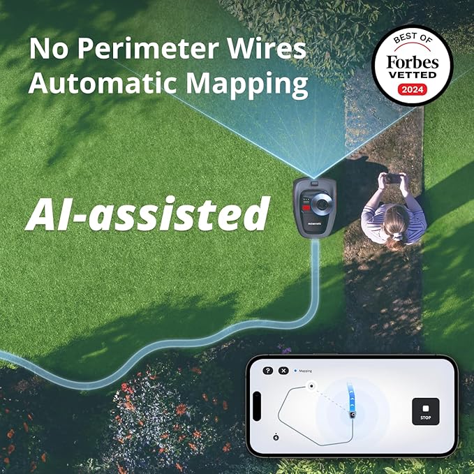 Segway Navimow i110N Robot Lawn Mower Perimeter Wire Free 1/4 Acre RTK+Vision - Image 3