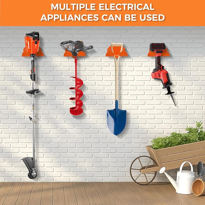 Weedeater Rack, 2 Pack Weed Eater Hanger, Weed Eater Rack - Image 7