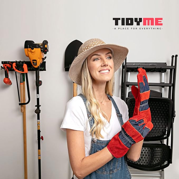 Heavy-Duty Garage Wall Storage System | Wall Mounted Tool Organizer Rack - Image 7