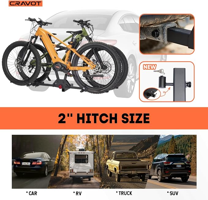 MagRack F2 Bike Rack, 200 lbs Electric Bike No Installation Bike Carrier - Image 8