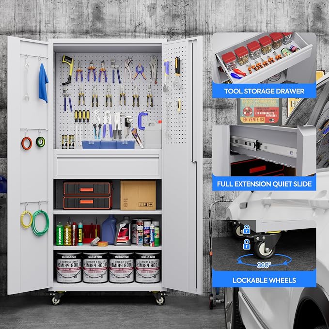 71" H Garage Storage Cabinet - Image 6