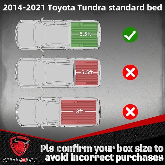 Hard Top Tri Fold tonneau Cover Compatible - Image 7
