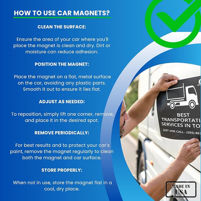 2 Pack Custom Car Magnets for Business - Image 7