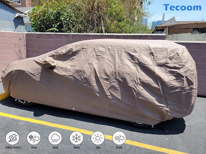 Tecoom Thick Shell Super Breathable Waterproof Windproof Snow Sun Rain UV - Image 2