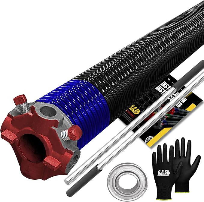 Garage Door Torsion Spring 262x1.75x40 Includes 1” Steel Bearing, Non-Slip by GASHardware