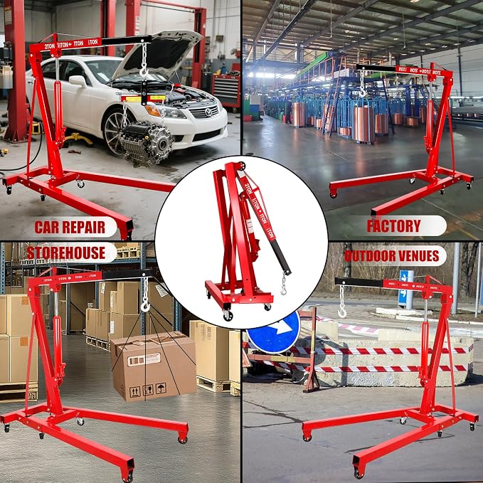 2.5 ton Engine Lift Cherry Picker - Image 8