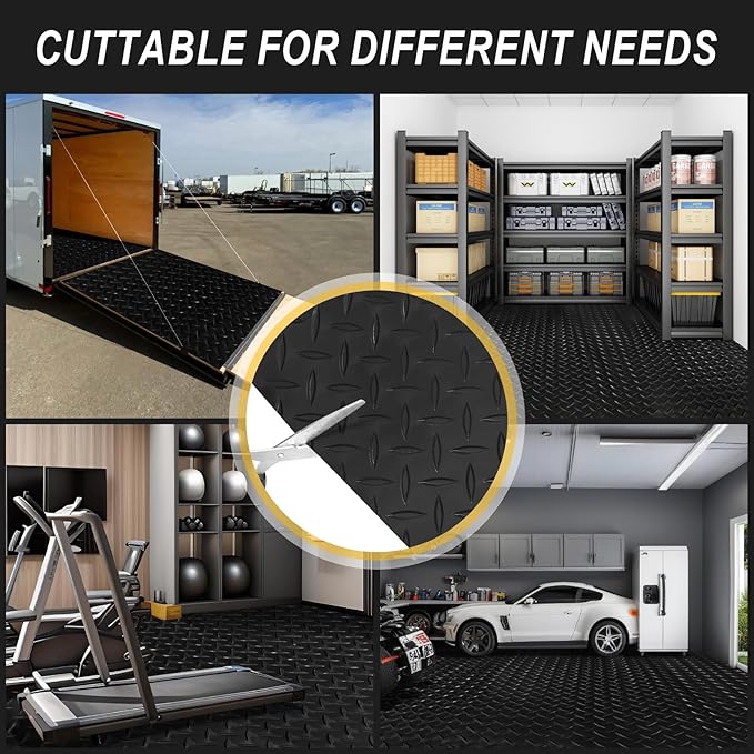4x10FT Garage Floor Mat, 2.8mm Thickened Flooring Roll - Image 5