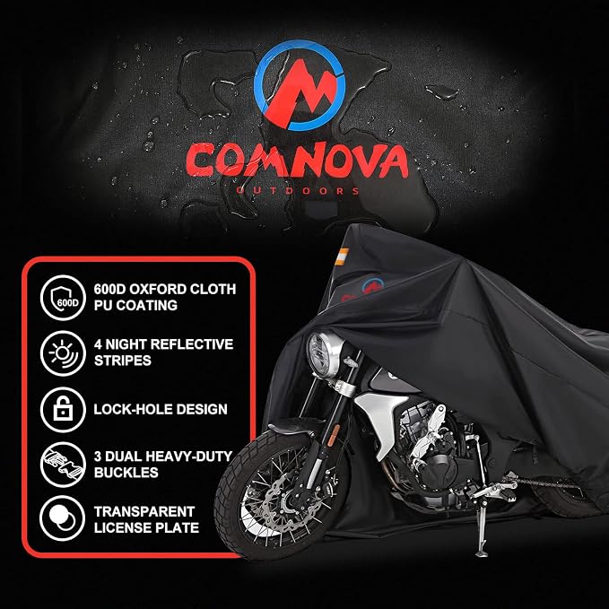 Comnova Motorcycle Cover 91 Inch - Image 2