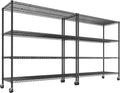 REIBII 55.5''W Storage Shelves 2500LBS Wire Shelving Rack by REIBII