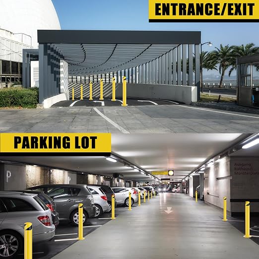 Safety Bollards, Bollards Steel 48 inch, 4.5 Inch Diameter Parking Bollard - Image 6