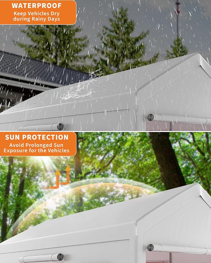 10 x 20ft Heavy-Duty Carport - Image 4
