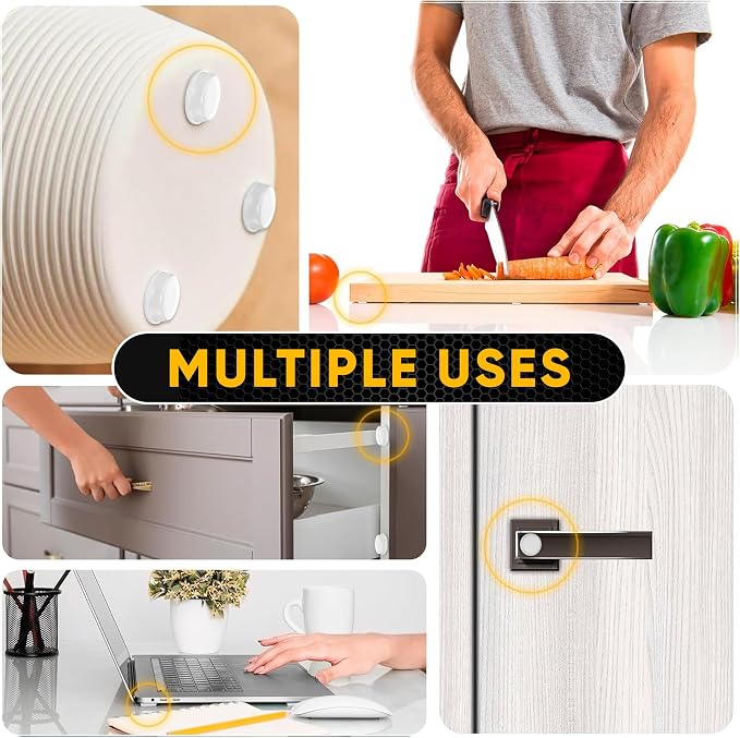 45 Clear Cabinet Door Bumpers - Image 4