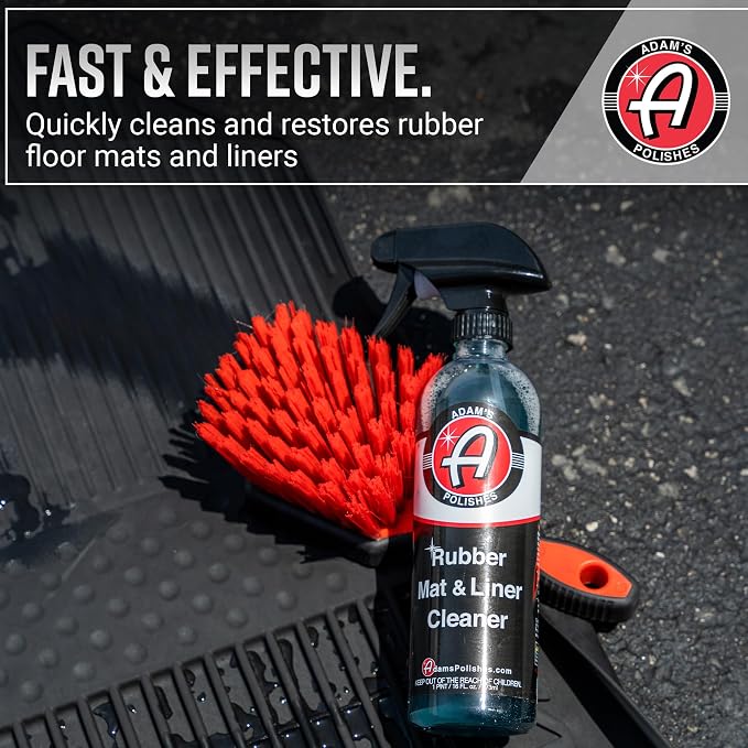 Adam's Polishes Rubber Mat & Liner Cleaner 2-Pack Protectant & Rubber Floor Mat - Image 3