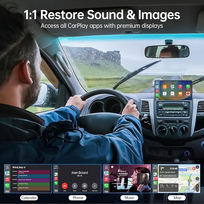 Wireless CarPlay Adapter for iPhone, Converts Wired to Wireless CarPlay Dongle - Image 2