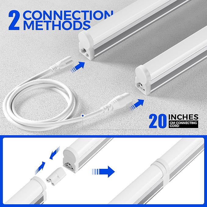 Barrina T5 LED Ceiling Light Fixtures, Corded Electric - Image 4
