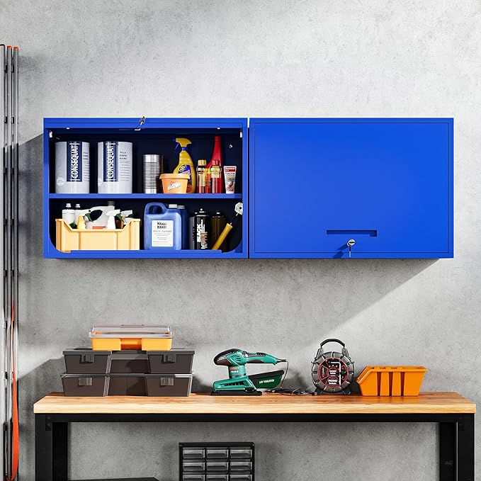 Yizosh Metal Garage Wall Cabinet - Image 2