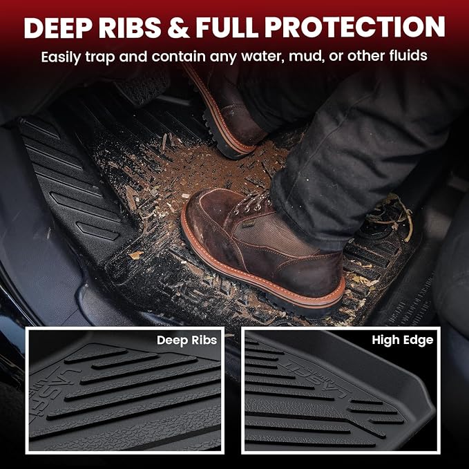 LASFIT Floor Mats & Trunk Mat for 11th Gen Honda Civic 2026 2025 2024 2023 2022 - Image 2