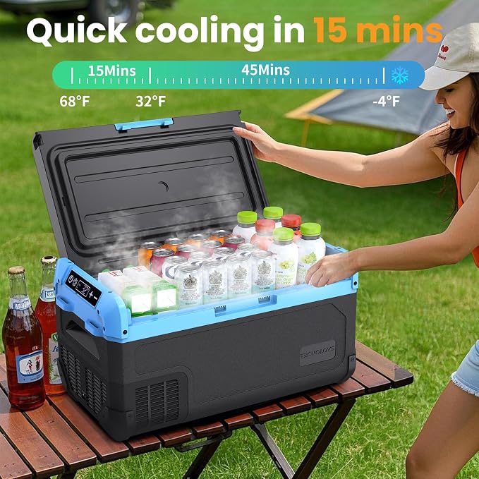 20L Car Refrigerator Freezer, 21QT Single Zone Portable Fridge - Image 2