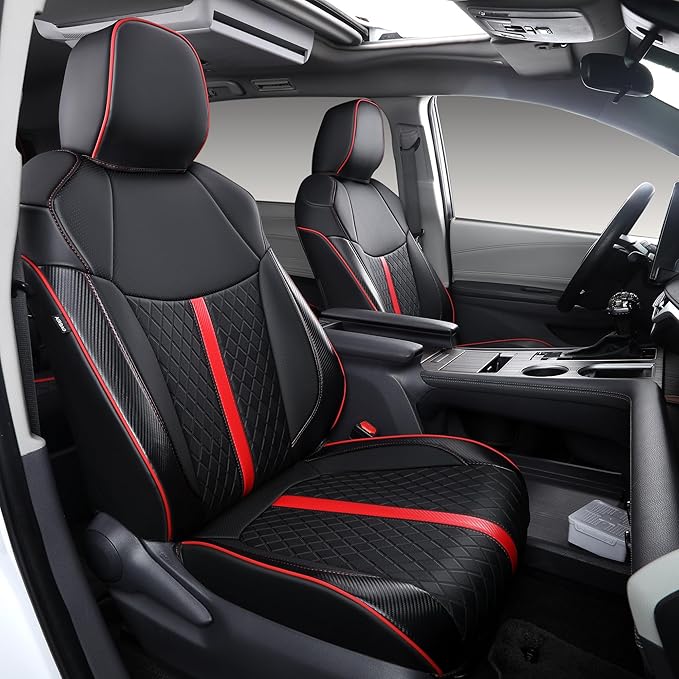 Custom Fit Sienna Seat Covers for Toyota Sienna LE, XLE 2021-2025 3-Row by Ourplot