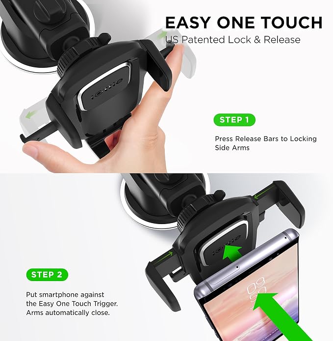 iOttie Easy One Touch Classic Dash & Windshield Universal Car Mount Phone - Image 2
