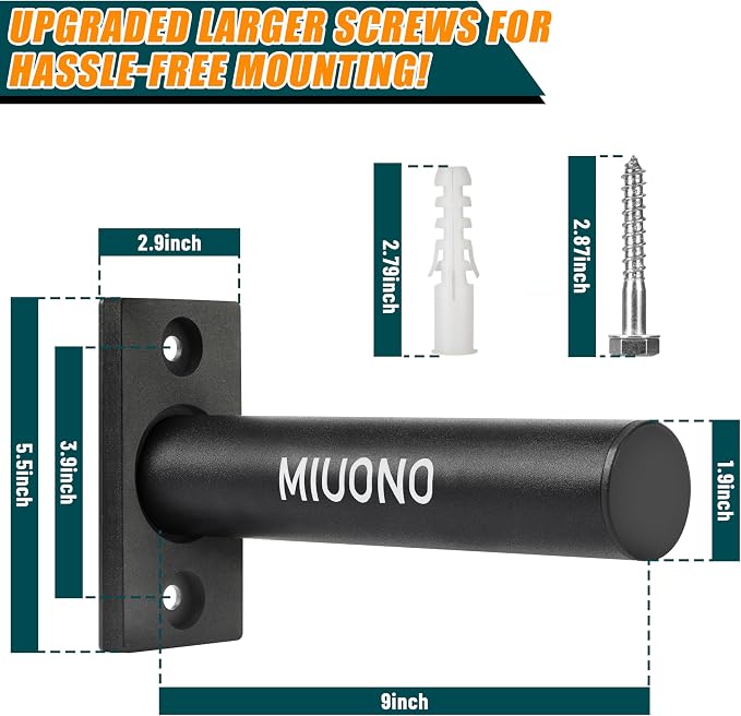Weight Plate Holder, Wall Mounted Weight Rack Storage - Image 4