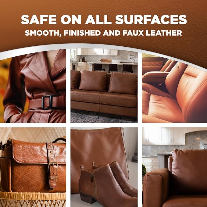 Weiman Leather Cleaner & Conditioner Care Kit | Restores Leather Surfaces | - Image 2