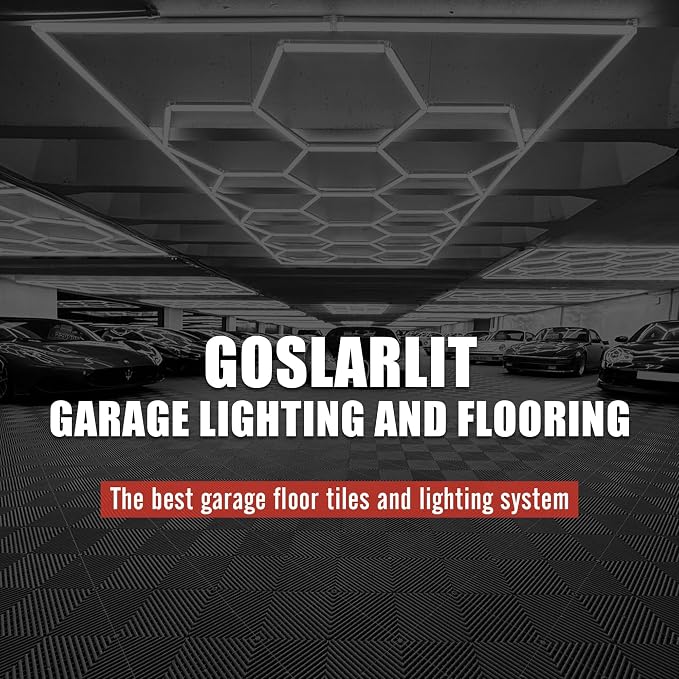 50PCS|15.7"x15.7" Garage Flooring Tiles, Non-Slip Interlocking Plastic Garage - Image 6