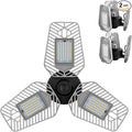 2-Pack Deformable LED Garage Ceiling Lights, 9000 Lumens, 82W CRI 80, by LZHOME