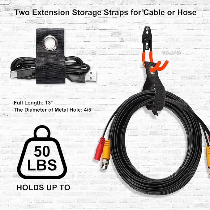 Garage Hook Heavy Duty Wall Storage Hangers, 24 Pack Garage Storage Hooks Steel - Image 3