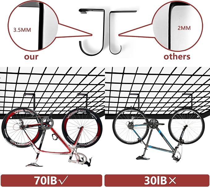 4-Pack Heavy Duty Add-On Flat Hook Accessory - Image 4