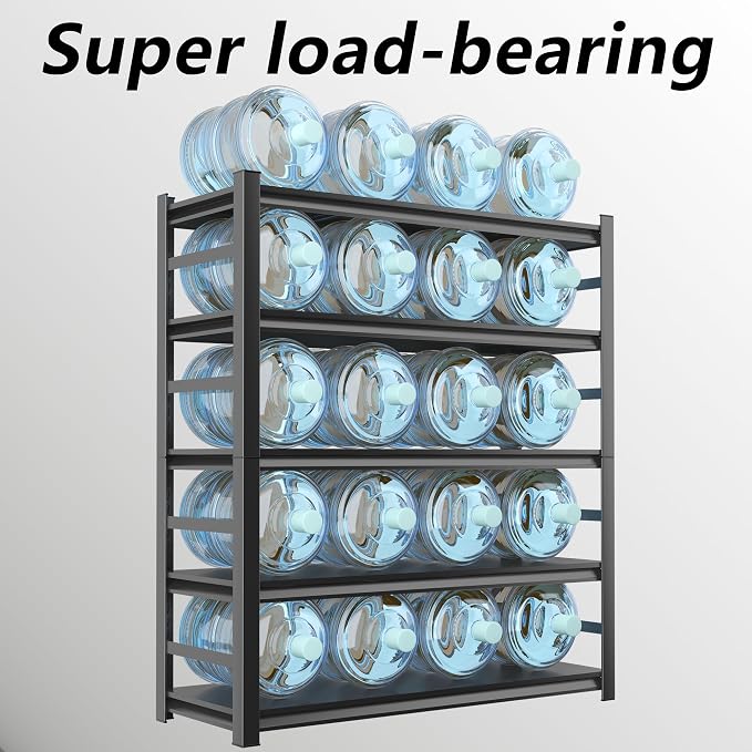 Metal Storage Rack Tier Height Free Adjustable Garage Tool Rack Load Capacity - Image 3
