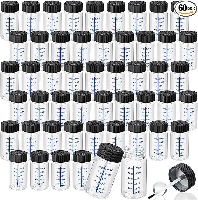 Mumufy 60 Pcs Touch up Paint Bottles by Mumufy