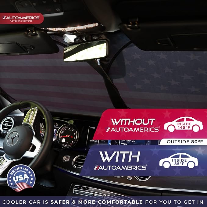 Autoamerics Truck Windshield Sun Shade - Image 6