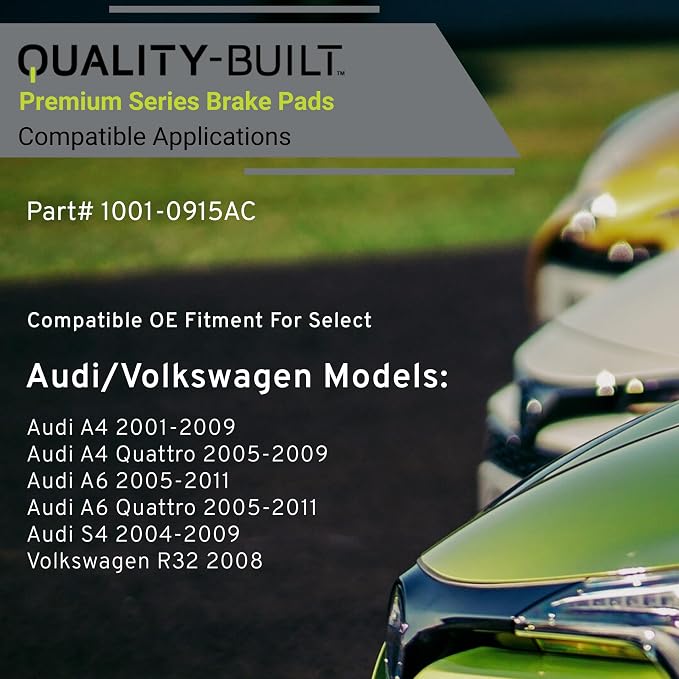 Premium Ceramic Front Brake Pads Compatible - Image 3