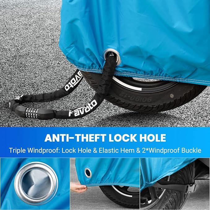 Favoto Motorcycle Cover Waterproof Outdoor - Image 4