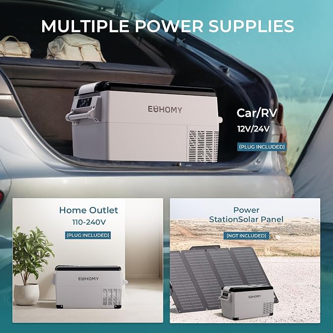 EUHOMY 12 Volt Refrigerator, 59QT Electric Cooler, 12V Fridge APP Control - Image 9