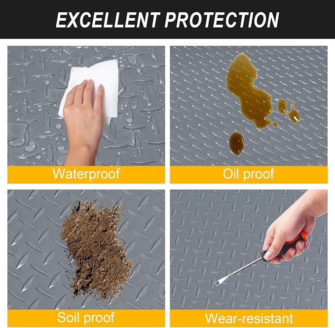 7.5x20 FT Garage Floor Mat, 2.8mm Thickened Flooring Roll - Image 6